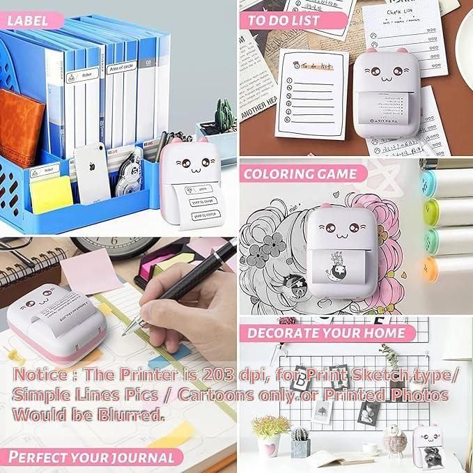 Inkless Bluetooth Pocket/Mini Printer Photo printer